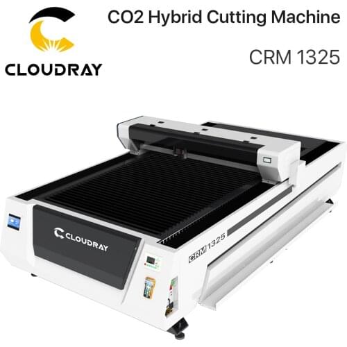 Cloudray 130W-150W/ 300W CO2 Cutting Machine CR1325/ CR1325S/ CRM1325 With S&A Chiller 5200AH