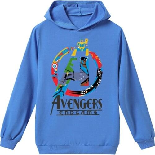 Marvel Kids Hoodies Girls Boys The Avengers Sweatshirt Fanshion Letters Print Hoodie Clothing Child Sportswear Spring & Autumn