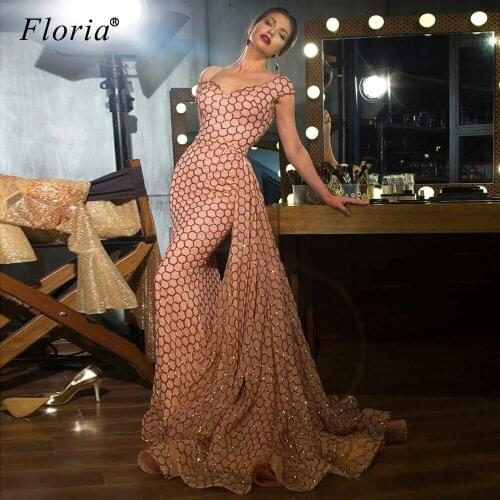 Long Dresses Woman Party Night Two Pieces Evening Dresses Long Mermaid Prom Dresses Abendkleider Photography Vestidos Custom