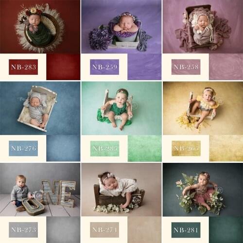 Newborn Solid Color Photography Backdrop Baby Birthday Photo Background For Party Banner Decoration Child Backdrops