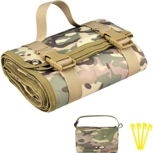 Tactical Folded Shooting Mat Training Shooters Pad High Quality Nylon Cloth Mat for Outdoor Hunting Range Sniper Camping