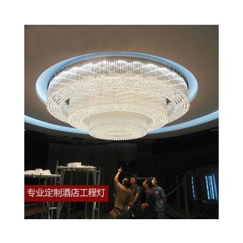 L Oval living room crystal lamp restaurant bedroom lamp LED ceiling bar aisle rectangular porch engineering lamps