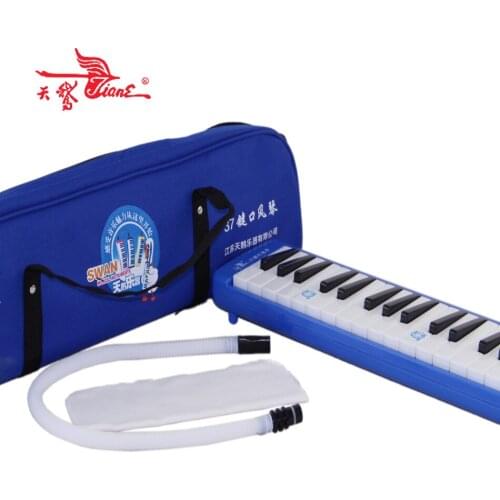 SWAN 37 blue keys mouth Organ 37 keys handbag Kids Beginners Students Musical Gift