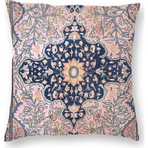 Sarouk Antique West Persian Pillowcover Home Decorative Bohemian Cushion Cover Throw Pillow for Car Double-sided Printing