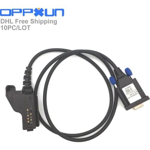 Wholesale OPPXUN 10PCS/LOT Two way radios Aaccessories For XTS2250 XTS4250 XTS2500 XTS5000 programming cable