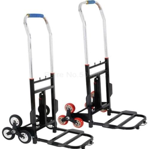 Climbing Stairs Trolley Home Small Push Car Heavy King Portable Shopping Handling Shopping Trailer Folding Goods Artifact