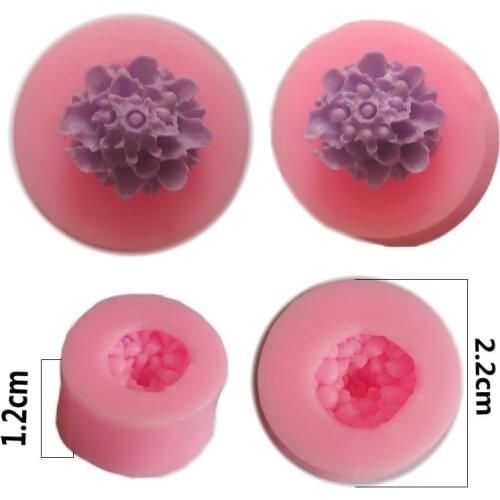 3D diy flowers silicone cake tools silicon Jelly Mold party accessories fondant decorating tool
