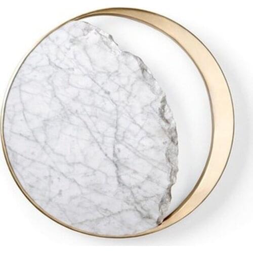 Nordic Postmodern Creative Stainless Steel Wall Light Passage Corridor Stair Gallery Living Room Bedside Wall Lamp