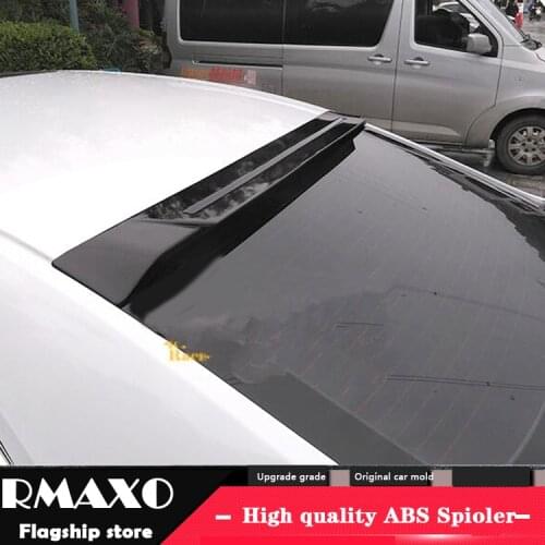 For Chevrolet Malibu Roof Spoiler 2016-2018 Roof High Quality ABS Material Car Rear Wing Primer Color Rear Spoiler