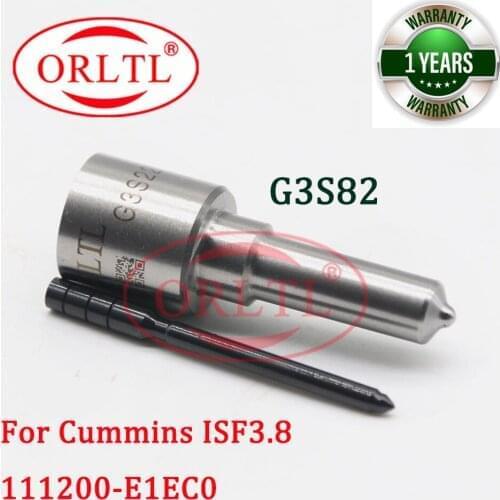 Injector Spare Parts Nozzle G3S82 Diesel Fuel Injector Nozzle G3S82 Auto Parts Nozzle Tip G3S82 for Injector 111200-E1EC0