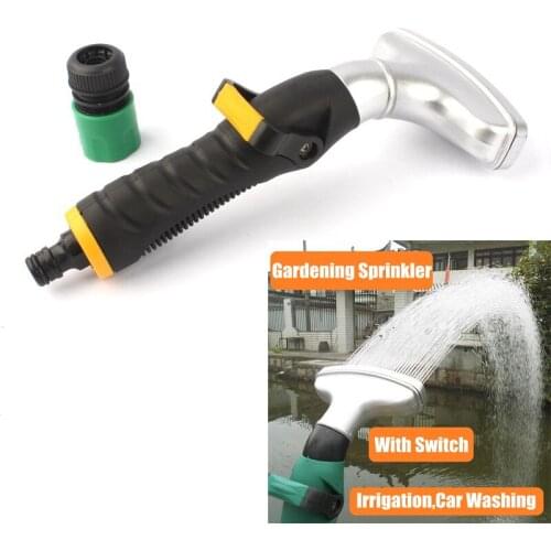 1Set Hi-Quality Fan-Type Water Gun Garden Irrigation Lawn Flower Watering Sprinkler Nozzle High Pressure Car Wash Water Gun