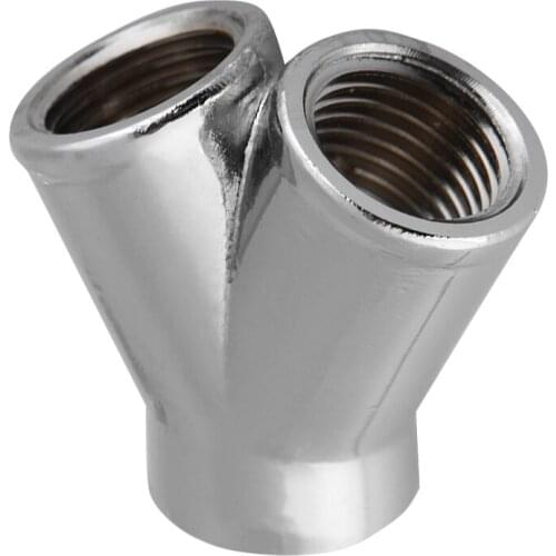 1pcs Crossover Coupling Computer Water Cooling Fitting 3 Way Y-Splitter Connector For PC Cooling System