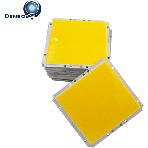 Big promotion 10pcs 100mm 95mm 50W 12V DC Square LED COB Strip White Warm White LED FLIP Chip For auto Light COB led Strip lamp