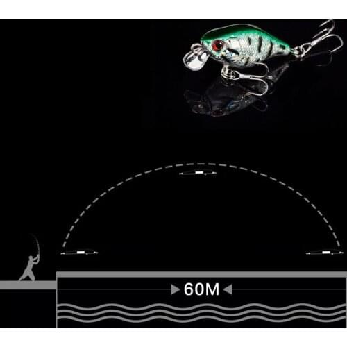 13.8g 6.5cm Crankbait Fishing Lure Mini Wobblers Crank Bait For Pike Floating Crankbait Pesca