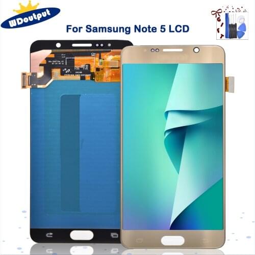 100% ORIGINAL LCD for SAMSUNG Galaxy Note 5 Display LCD Touch Screen for Samsung Note 5 Note5 N920A N9200 SM-N920 N920C Display
