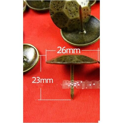 A020 Hardware accessories nails Upholstery nails Upholstery tacks Decorative tacks olive thick nail decoration 26mm*23mm