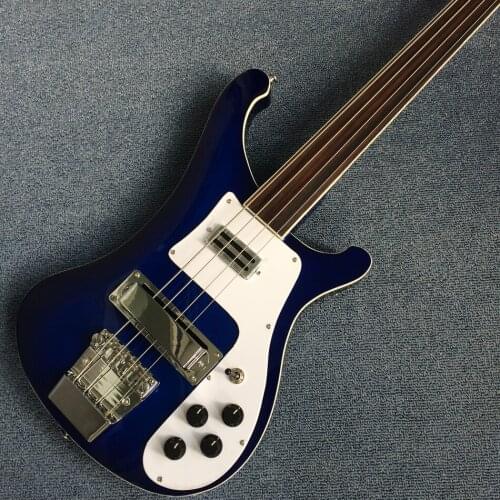 Free delivery, rosewood fingerboard Electric guitar, 4-string electric bass guitar in Blue, high quality electric guitar