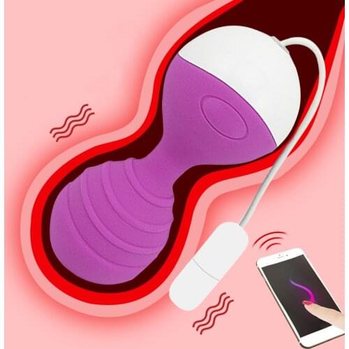 Bluetooth APP Wireless Control Kegal Vagina Balls Vibrator For Femal Vibrating Love Eggs Ben Wa Ball Sex Toys For Women Geisha