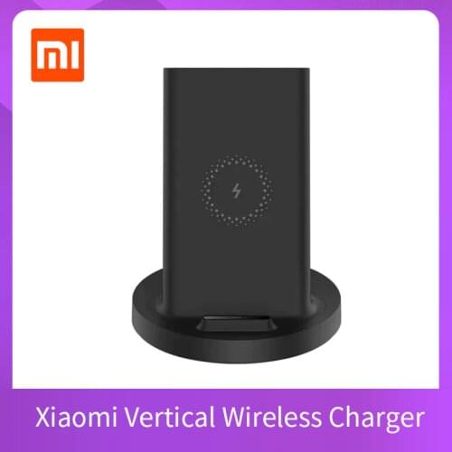 Xiaomi Vertical Wireless Charger 20W Max with Flash Charging Qi Compatible Multiple Safe Stand Horizontal for Mi 9 (20W) MIX 2S