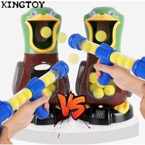 Battle Toy Soft Bullet Gun Score Target Duck Children Shooting Toys Shooter Foam Ball Battle Toy Air Power Air Electronic Game