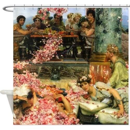 Alma Tadema The Roses Design Waterproof Shower Curtain Bathroom Accessories