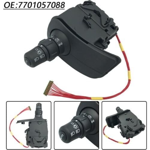 Coluna de direção interruptor do farol sinal da volta para renault kangoo grand modu 7701057088,7701057089,7701057090,8201590638
