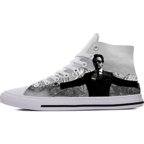 2019 hot fashion 3D Robert Downey Jr High Sneakers for men/women high quality 3D printing handiness casual shoes