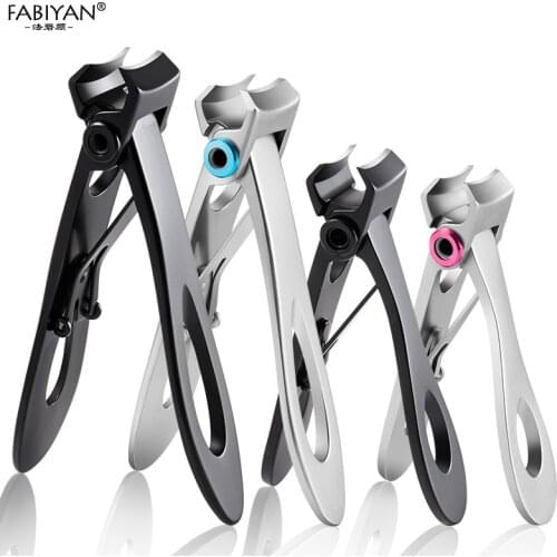 Stainless Steel Nail Cutter Clippers Toenail Fingernail Manicure Trimmer Thick Hard Ingrown Sharp Sturdy Scissors Tools