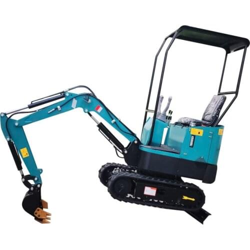 Mini hydraulic excavator diesel with joystick mini digger excavator digger machine for gardening 0.8ton 1ton 1.2ton digger