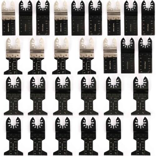 Artudatech 28PC Multi Tool Oscillating Saw Blades For Fein Bosch Ridgid DeWalt Makita Ryobi