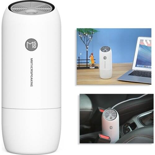 Car And Home Use Air Purifier Mini Portable Air Humidifier USB Plug In Negative Iron Purification Low Noise Design Aromatherapy