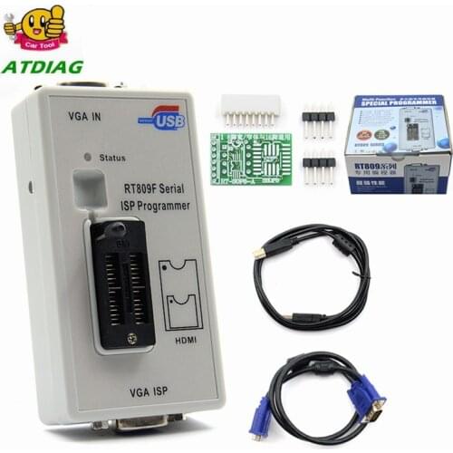 Original RT809F ISP Programmer/ RT809 lcd usb programmer Repair Tools 24-25-93 serise IC Universal Programmer