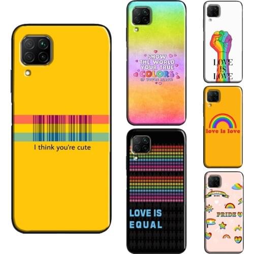 Gay Lesbian LGBT Rainbow Pride Case For Huawei P30 P20 P40 Pro Mate 10 20 Lite P Smart Z 2019 Nova 5T Honor 8X 9X 8A 10i
