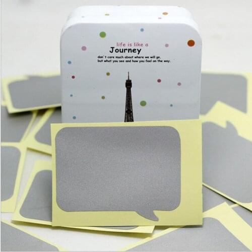 Scratch Off Sticker 65x45mm Quadrate Silver Color Blank For Postcard Cover Stationery Message Wedding Game Sticker