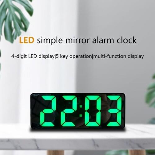 Luminous Sound Control Electronic Alarm Clock Smart Silent Alarm Desktop Timer Digital Display Table Timing Equipment Room Home