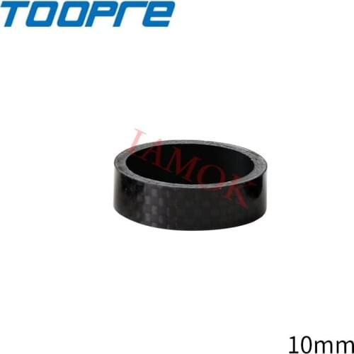 TOOPRE Bike Ultra Light Black 3/5/10/15/20mm Fork Carbon Fiber Washer Iamok Carbon-Fiber Headset Backing Ring Bicycle Parts