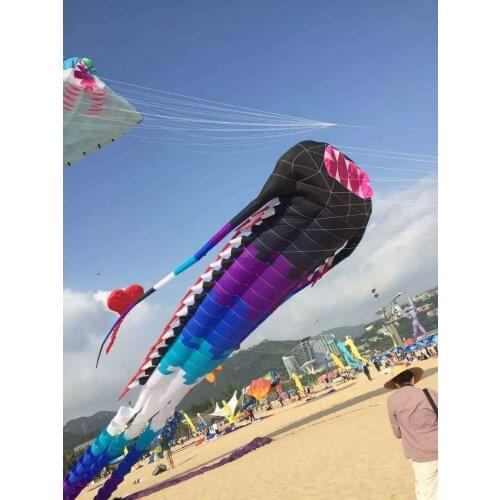 Large Cuttlefish Single kite big kites for adults cometas para adultos kite flying toys windsock pulpo soft koi fish ripstop