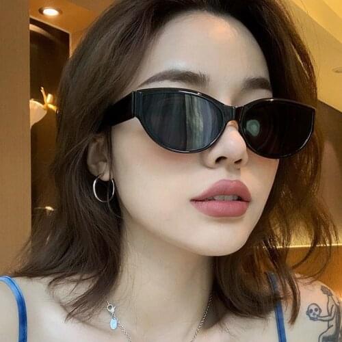 HKNA 2021 Cat Eye Sunglasses Women Vintage Gradient Glasses for Women Luxury Brand Cat Eye Sunglasses Gafas De Sol Mujer uv400