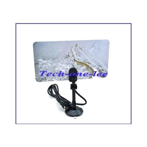 35dBi Indoor TV Antenna Ultra-thin HDTV Digital TV Male Adapter Signal Amplifier Booster 1.5M