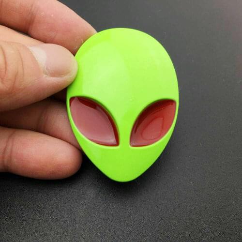 3D Metal Alien ET Badge Emblem Sticker Car Trunk Tailgate Fuel Tank Motorcycle