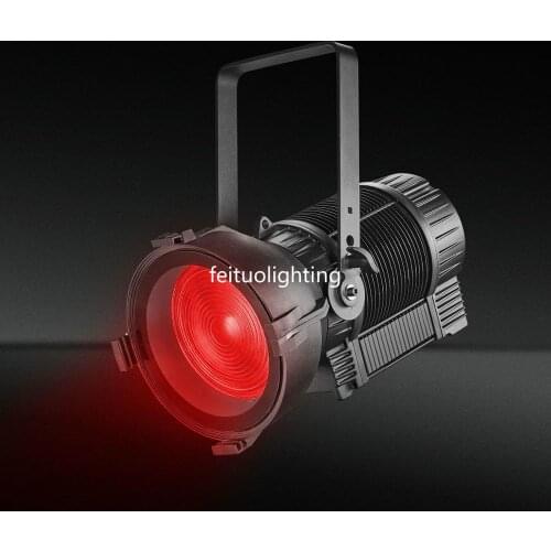 4pcs Studio Light IP65 Led Fresnel Spotlight With Auto Zoom 300w WW / CW / RGBAL 5in1 Die-Casting Aluminum Led Ellipsoidal Light