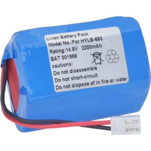 High Quality Imported Battery Cells HYLB-293 Battery For Biocare ECG-1200 ECG-1210 HYLB-293 HYLB-683 ECG EKG Monitor Battery