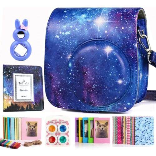 Fujifilm Instax Mini Case Bag Camera Accessories Kit Photo Album Lens Filters Stickers For Instax Mini 8 Mini 9 Instant Camera