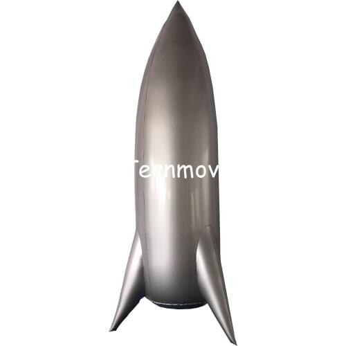 Opening Ceremony event day decor inflatable rocket model with logo pvc inflatable rocket ship balloon for sales promotion