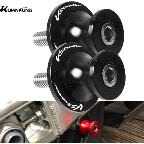 For Suzuki DL250 V-strom 2017 2018 2019 Motorcycle CNC Swingarm Spools Slider 6/8/10mm Swing Screw Sliders with V-Strom logo