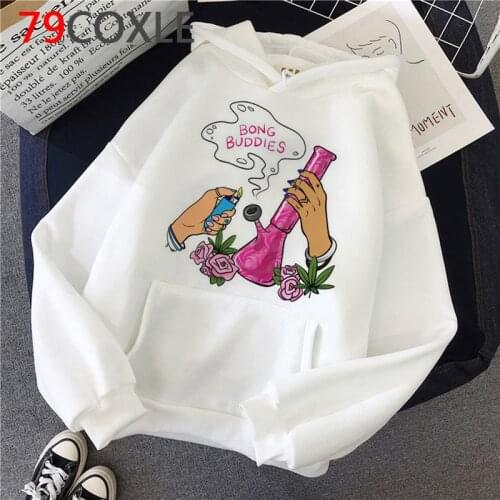 Hot Cartoon Bong Weed Hoodies Men Kawaii Bong Clothing Funny Hip Hop Harajuku Weed Graphic Streetwear Unisex Sweatshirts Male