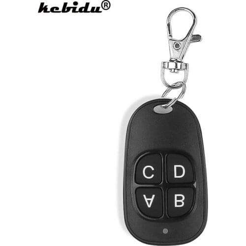 Kebidu 433Mhz Wireless RF Remote Control Clone Copy Cloning for Switch Relay Receiver Duplicator Key for Door Car Gate