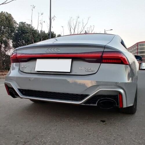 Applicable to 09-21 Modified Rs7 Big Surround Upgrade S7 Front and Rear Bar Side Skirt Tail Lip Tremella Audi A7
