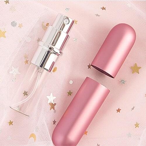 New Hot 6ml Refillable Portable Mini Perfume Bottle &Traveler Aluminum Spray Atomizer Empty Perfume Bottle