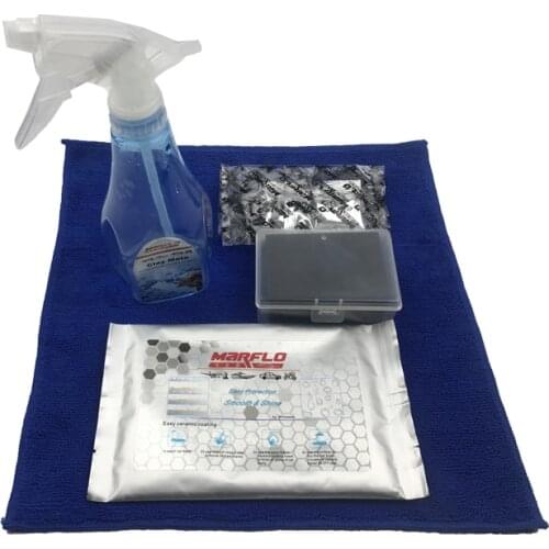 Nano Coating Towel Super Ceramic Paint Crystal Magic Clay Bar Block with Towel fro Car Washing